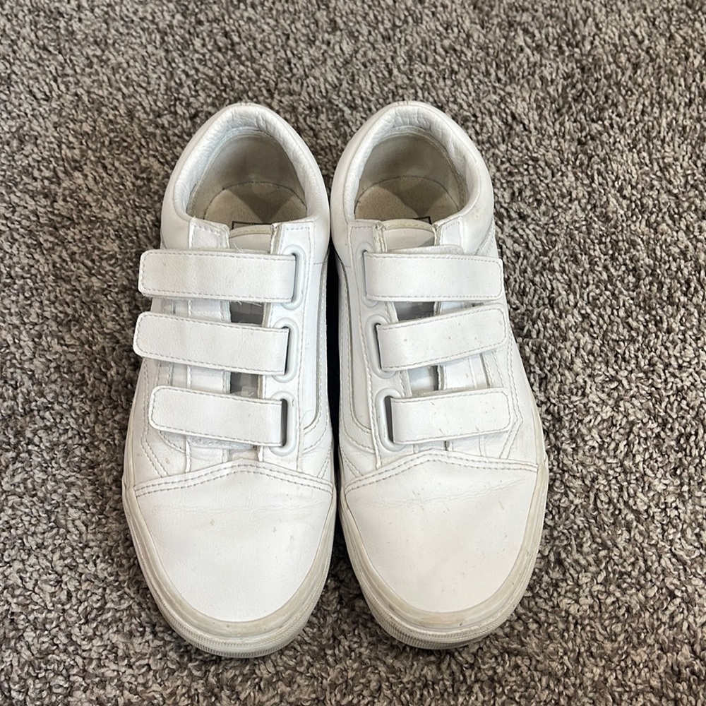 Leather Velcro Vans